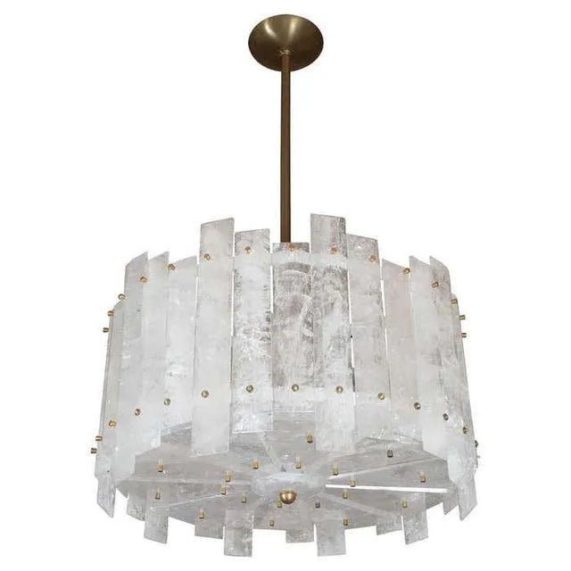Early 21st Century Marcelo Bessa Hand Beveled Brazilian Rock Crystal Chandelier For Sale - Image 13 of 13