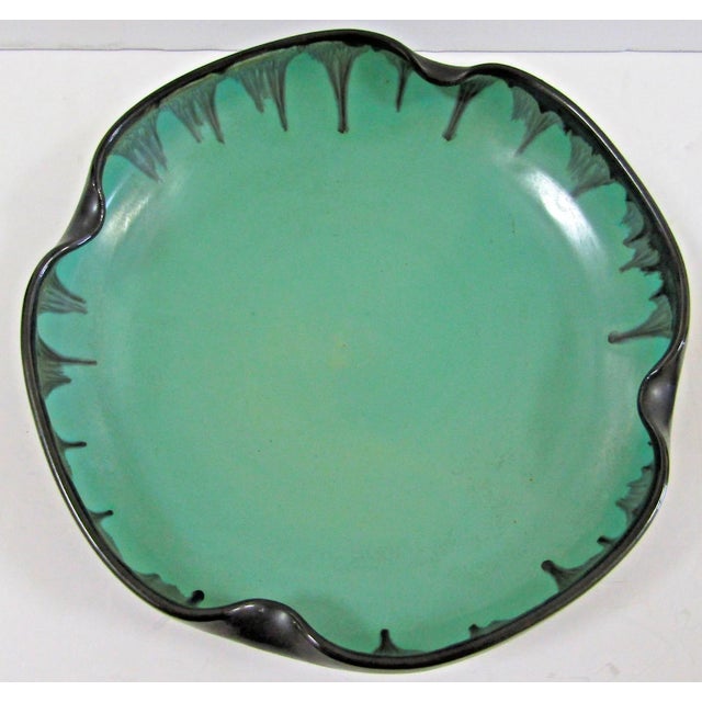 Antique Einar Luterkort Ekeby Sweden Art Deco Flower Frog Figurine For Sale - Image 12 of 16