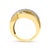 14K Yellow Gold 1.0 Cttw Diamond Wave Design Band Ring For Sale In New York - Image 6 of 6
