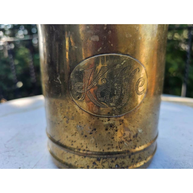1920s Art Deco Brass Coffee Canister, 1920s For Sale - Image 5 of 7