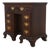 Harden Block Front Townsend Yale Mahogany Kneehole Desk Chest For Sale