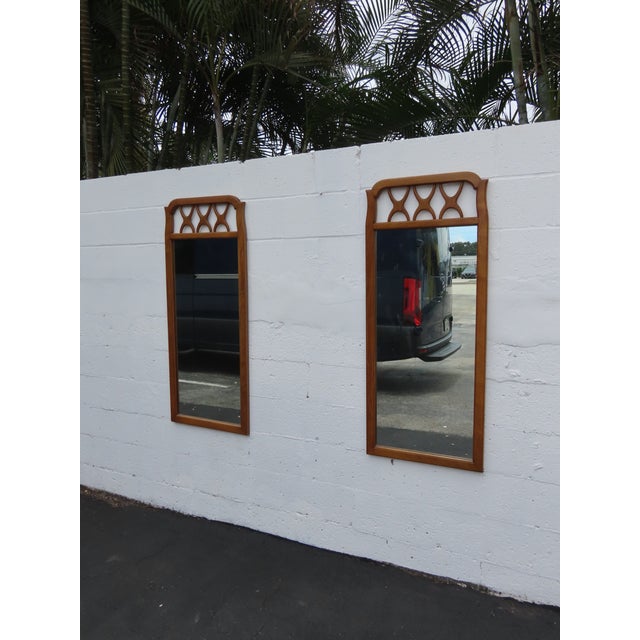 Red Lion Mid Century Modern Bathroom Wall Mirror a Pair 6602 For Sale In Miami - Image 6 of 16