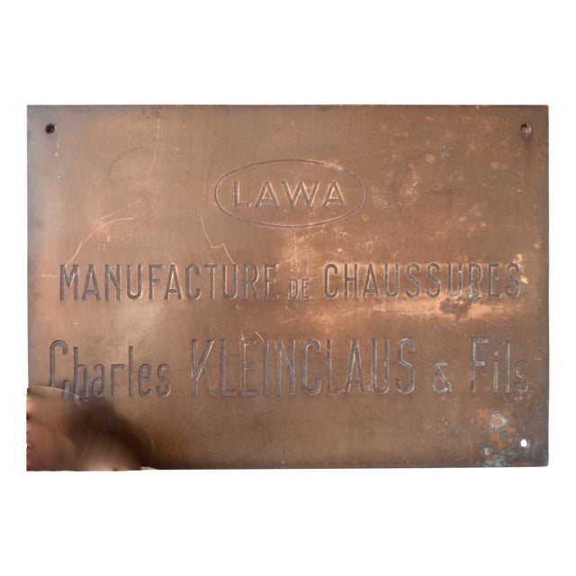 Lawa Copper Plate Shoe Factory For Sale