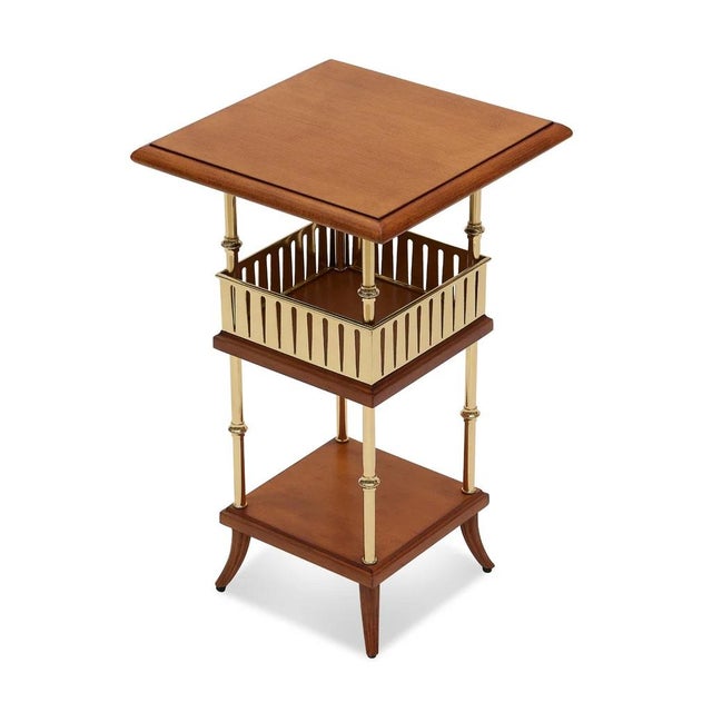 Guests should always have a spot to place their drink, and the Rhys drinks table provides an elegant resting place for tea...