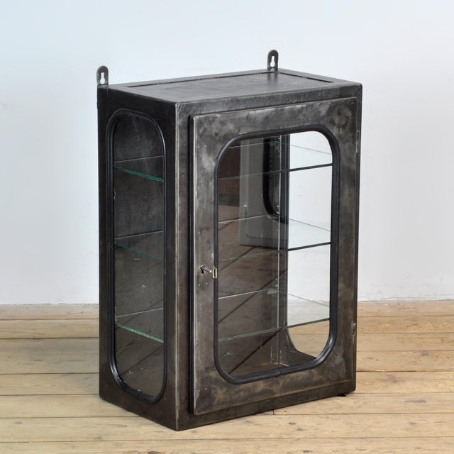Industrial Vintage Medicine Wall Cabinet, 1970s For Sale - Image 3 of 10