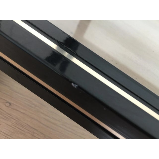 Black 1970’s Pierre Vandel Mid-Century Modern Black Frame Bar Cart For Sale - Image 8 of 11