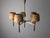 Danish 5-Arm Chandelier in Wood and Brass, 1950s For Sale - Image 18 of 18