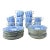 Antique English Blue & White Porcelain Tea Service, 30 Pieces, Rd No. 49987/49967, Circa 1886-1900 For Sale