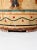 This is an antique painted wooden bucket. The painted yellow folk art bucket features red, blue, and green trim with...