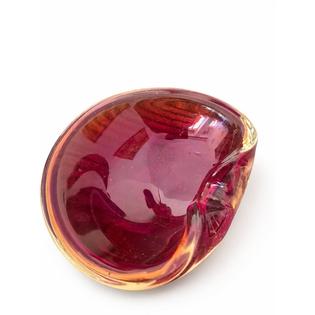 Red Submerged Murano Glass, 1960s For Sale - Image 8 of 8