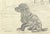 1943 drawing of a cat and several breeds of dogs by William E. Wood, a Devon artist in England. Signed lower left....