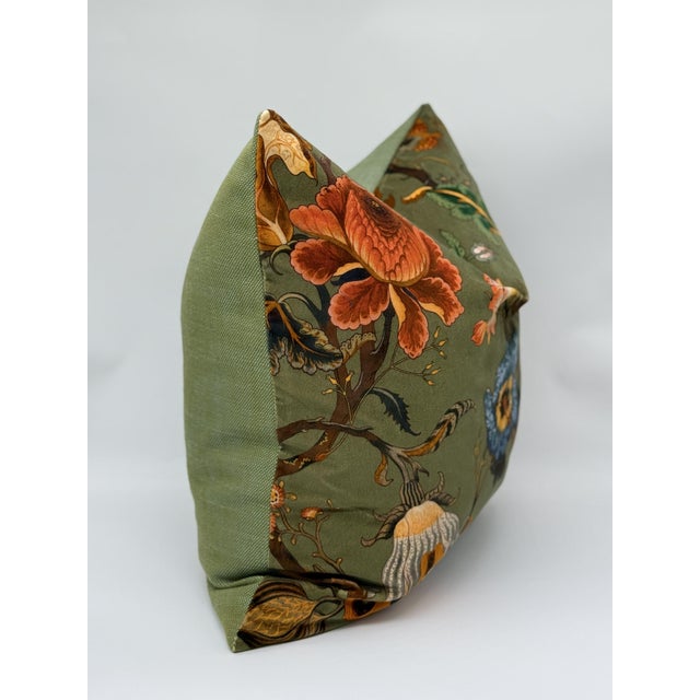 Traditional House of Hackney Artemis Moss Decorative Pillow Cover For Sale - Image 3 of 9