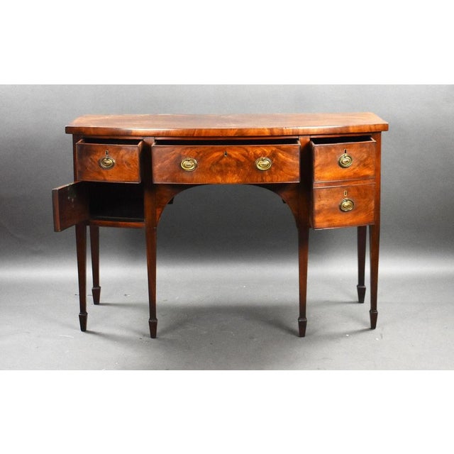 George III Mahogany Desk, 1800s For Sale - Image 6 of 12