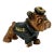 Vintage Yale University Wooden Bulldog Mascot Carter Hoffman Ivy League For Sale