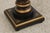 1980s Black Lacquered Italian Chinoiserie Pedestal Stand For Sale - Image 5 of 15