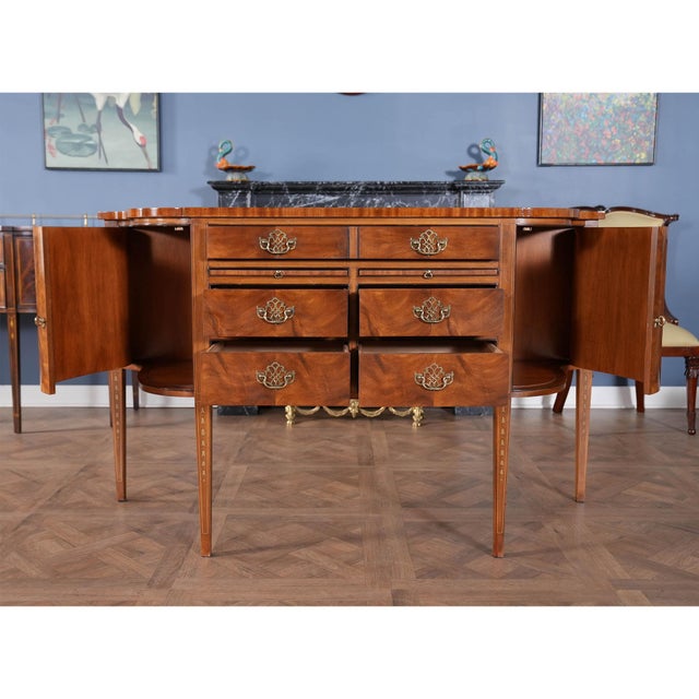 Brown Vintage Drexel Sideboard For Sale - Image 8 of 12