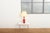 Model 3656 Table Lamp in Red Murano Glass and Parchment Shade from Paolo Venini, 1952 For Sale - Image 11 of 12