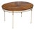 Extendable Dining Table in Cherrywood and Hand-Painted Gilt Wood from Kindel Furniture For Sale