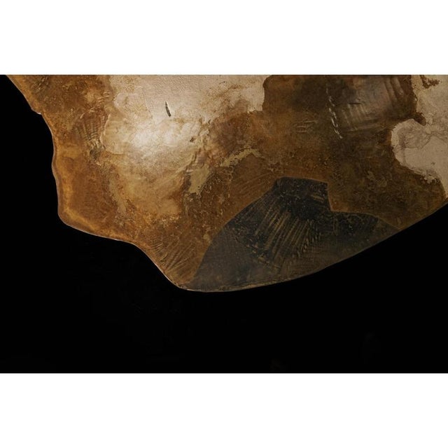 Metal Aurisino One of a Kind Coffee Table in Bronze with Marble and Resin by Alex Turco For Sale - Image 7 of 11