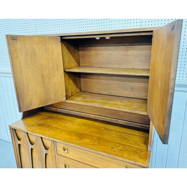 MidCentury Modern Broyhill Brasilia Walnut Hutch Chairish