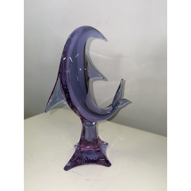 Murano Glass Dolphin Sculpture by Licio Zanetti, 1970s For Sale - Image 4 of 5