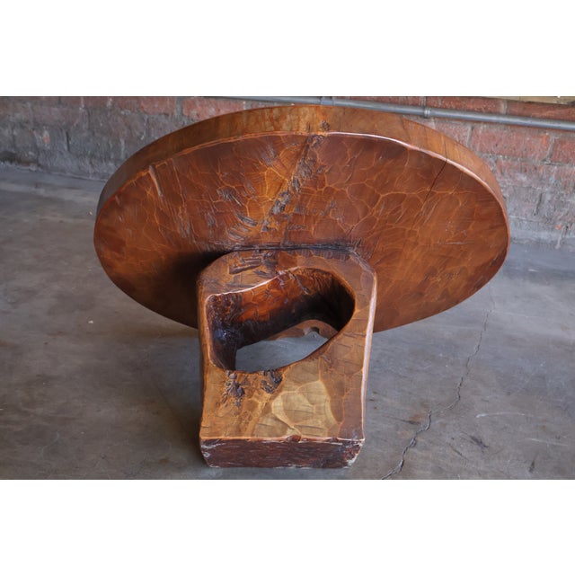 California Studio Craft Solid Walnut Coffee Table, 1960s For Sale - Image 16 of 17