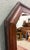 Brown Antique English Jacobean Mirror Framed Beveled Octagonal Oak c.1930s For Sale - Image 8 of 18