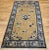 Mid 20th Century Vintage Chinese Art Deco Rug, Hand-Knotted Wool, Tan & Blue, 1900s For Sale - Image 5 of 12