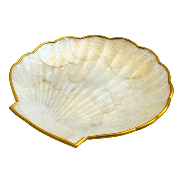 Vintage Capiz Shell Tray For Sale