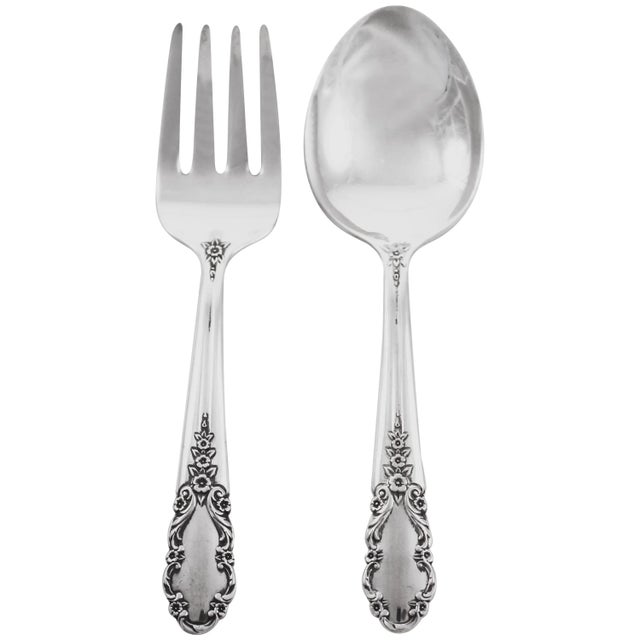 Bridal Veil Sterling Baby Set - A Pair For Sale In New York - Image 6 of 6