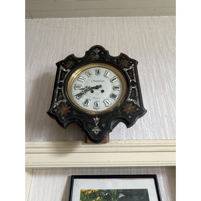 Napoleon III Bulls Eye Clock For Sale - Image 5 of 6
