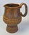 Vintage Brutalist Studio Pottery Ceramic Drink Set, Pitcher, Ice Bucket, 6 Goblets - 8 pcs For Sale - Image 9 of 9
