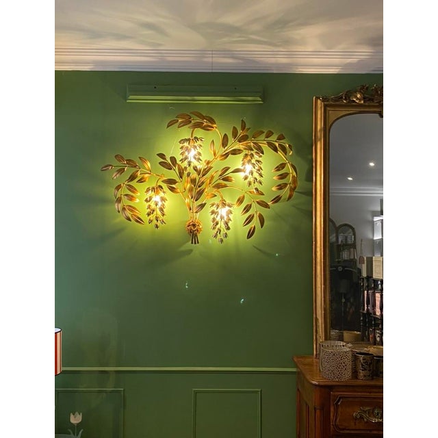 1970s Glycines Wall Lamp by Hans Kögl, 1970s For Sale - Image 5 of 14