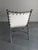 Metal Early Mid Century Robert Lewis Attrbuted Patinated Bronze Patio Lounge Chair Ottoman Set, 2 Pieces For Sale - Image 7 of 11