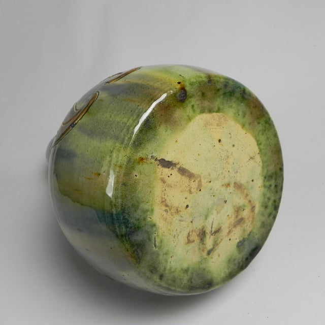 Flemish Art Deco Vase with Floral Motifs, 1920s For Sale - Image 11 of 13