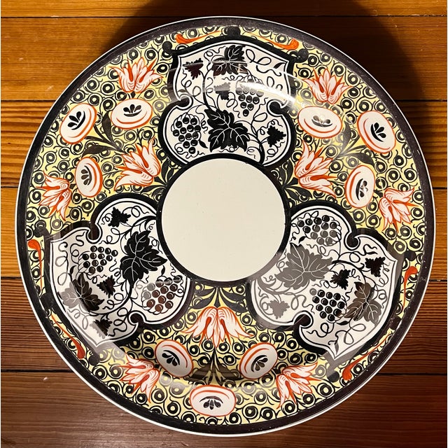 Silver Antique Early 20th Century Wedgwood Creamware Hand Painted Silver Luster Plates - Set of 12 For Sale - Image 8 of 10