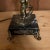 Figurative Early 20th Century French Empire Brass Candlestick Lamp Figural With Marble Base For Sale - Image 3 of 7