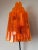 Wall Lamp in Orange by Claus Bolby for Cebo For Sale - Image 9 of 11