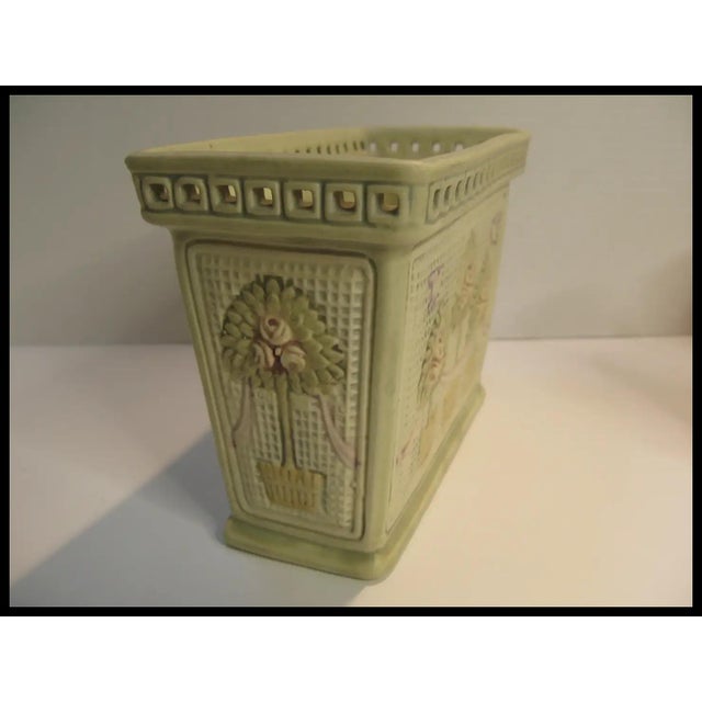 Vintage Weller Pottery Dupont Oblong Planter Cottage Core For Sale In Seattle - Image 6 of 7