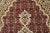 Red Tabriz Mahi Rug 2'10'' X 5'2'' Red Wool Traditional Hand-Knotted Carpet For Sale - Image 8 of 12