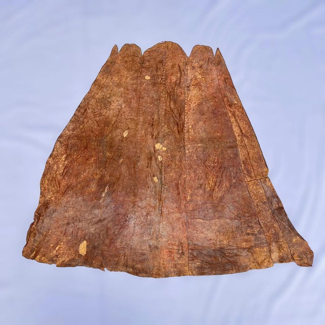Brown Early 20th Century Maasai Married Women Leather Beaded Skirt Kenya Sieber Collection For Sale - Image 8 of 12
