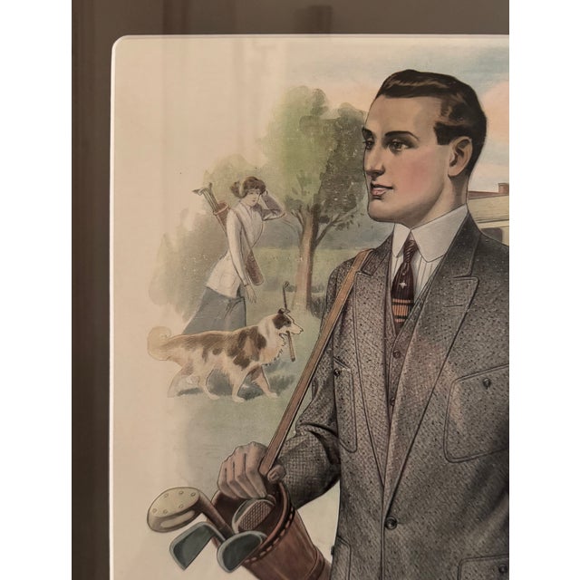 Illustration 1913 Mens Fashion Print For Sale - Image 3 of 6