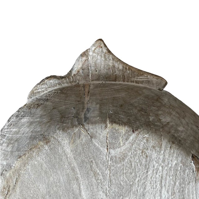 Wood Vintage Parat Wood Bowl For Sale - Image 7 of 11