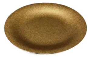 Retro Metallic Gold Decorative Plate
