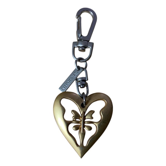St. John’s Butterfly Heart Key Chain For Sale