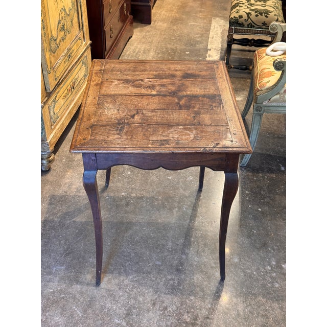 19th Century French Oak Side Table For Sale - Image 10 of 11