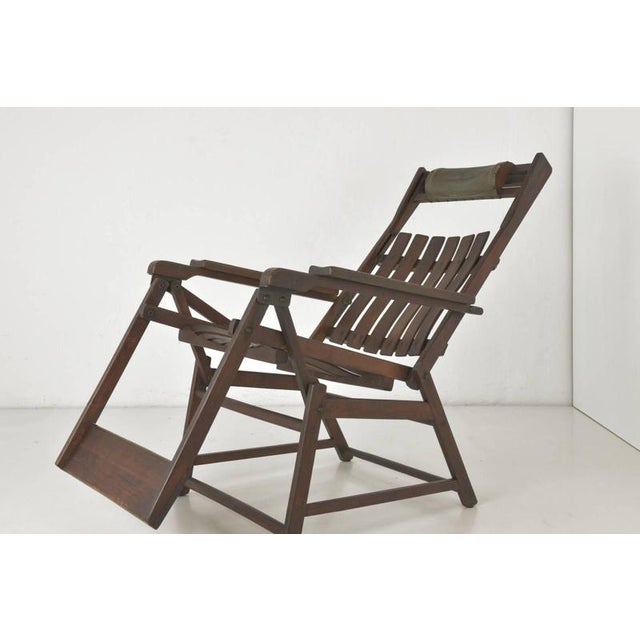 Brown Siesta Medizinal Reclining Chair by Hans and Wassily Luckhardt for Thonet, Germany, 1936 For Sale - Image 8 of 18