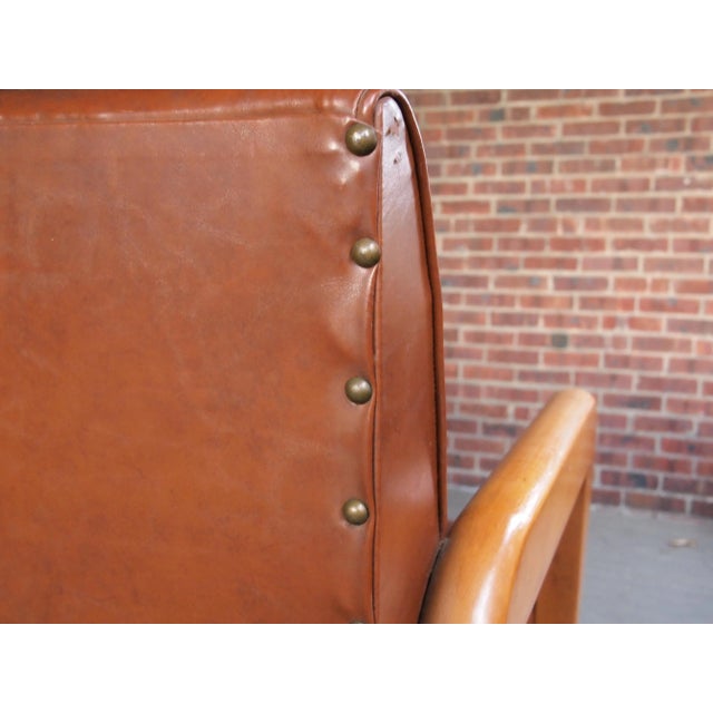 Mid 20th Century Lounge Armchair Attributed to Russel Wright for Thonet For Sale - Image 10 of 13