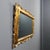 Goldenrod Mirror in Carved and Gilded Fir Wood For Sale - Image 8 of 10