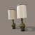Pair of Tall Green Vintage Lamps For Sale - Image 11 of 12